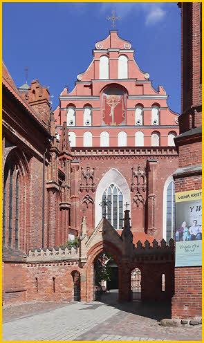 Entrance to Bernardine Church